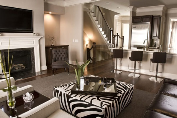 African zebra interior