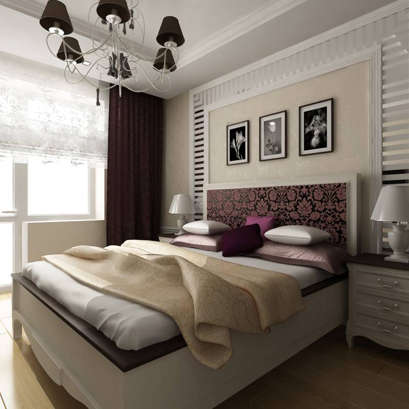 Interior in the simple modern classic style