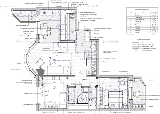 Layout of a three-room apartment in Odintsovo Layout of a three-room apartment in Odintsovo