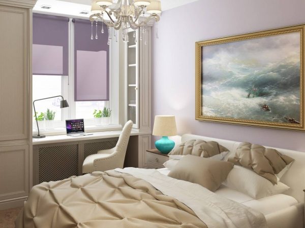 Modern Classic Design for a Three-Room Apartment – Lilac Trend