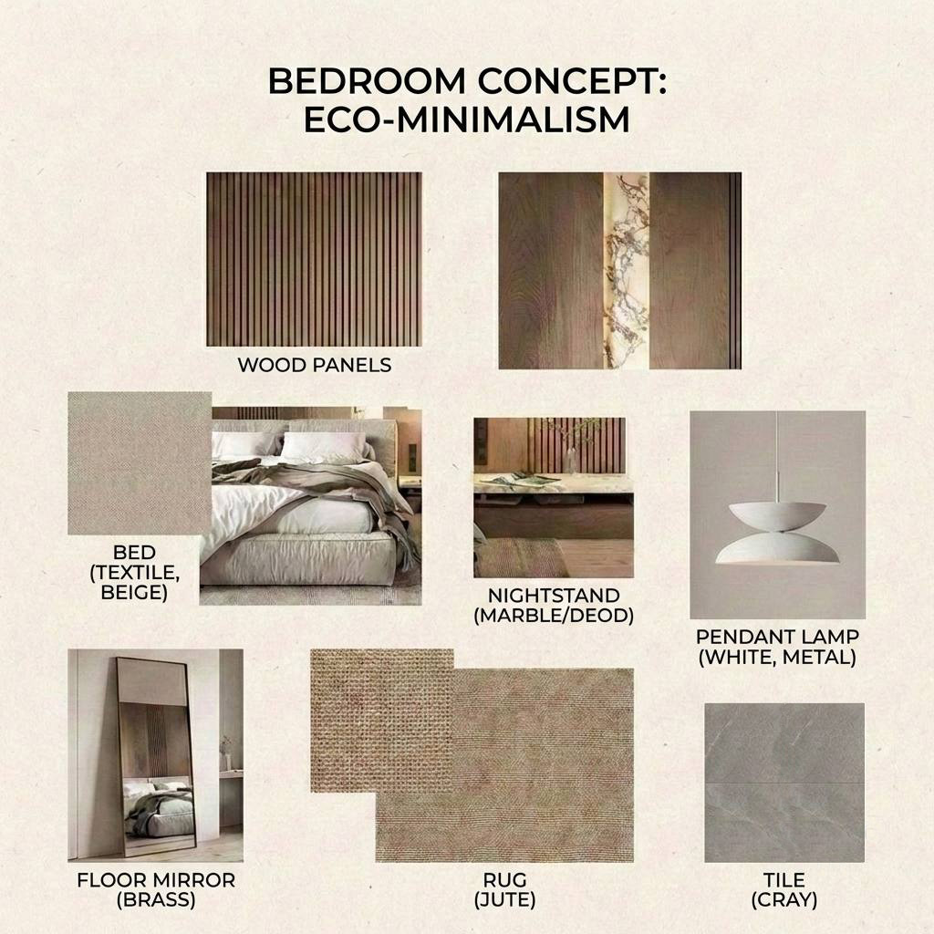 Bedroom mood board
