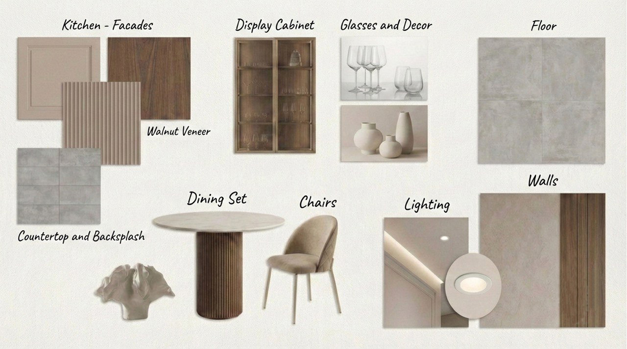 Kitchen mood board