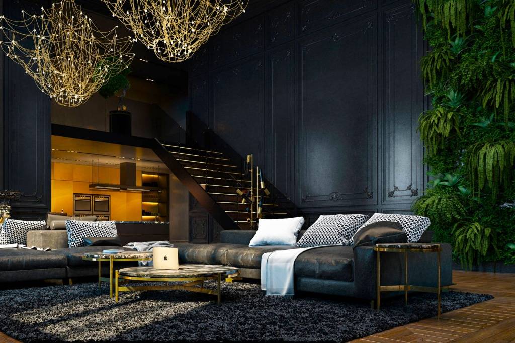 Premium design of a two-room apartment