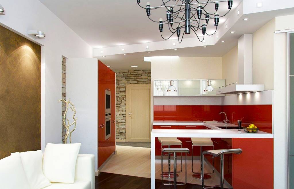 Two-room apartment - design 65 m