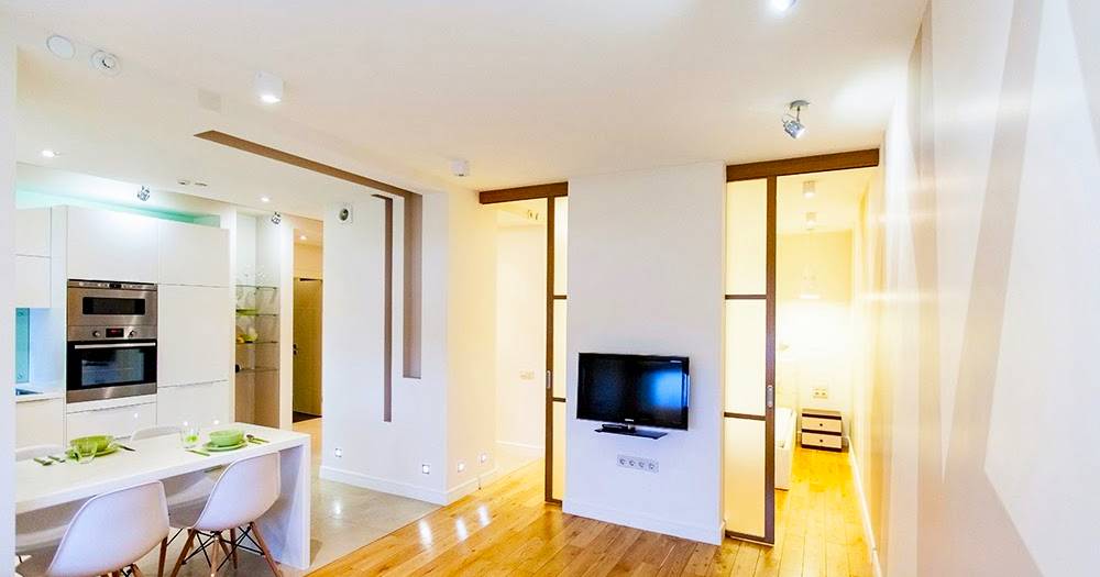 Design of a two-room apartment 65 sq