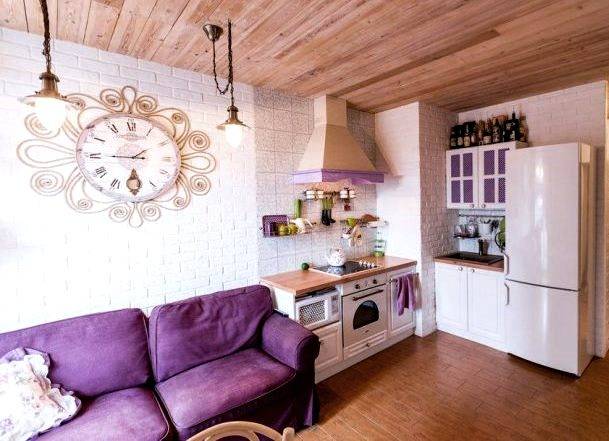25-meter studio apartment in Provence style