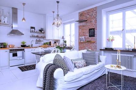 Design project of a studio apartment
